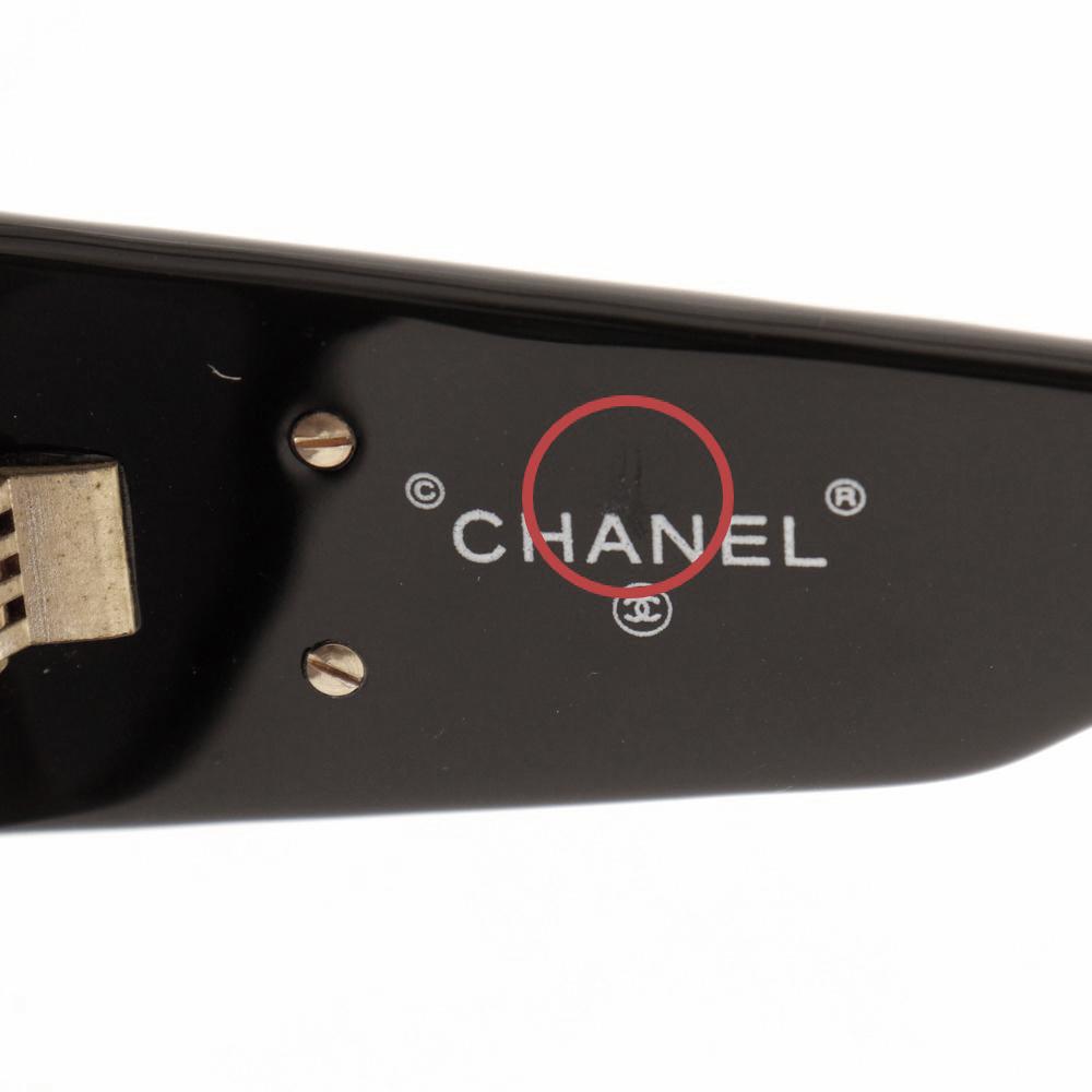 Chanel Солнцезащитные очки COCO Mark 94305 Matelasse черный пластик Женские Б/У