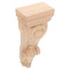 Corbel Wooden Cabinet Applique Vintage Decor Hornflower Molding Crowns Corner Blocks Decorative Trim Onlay Decals Retro