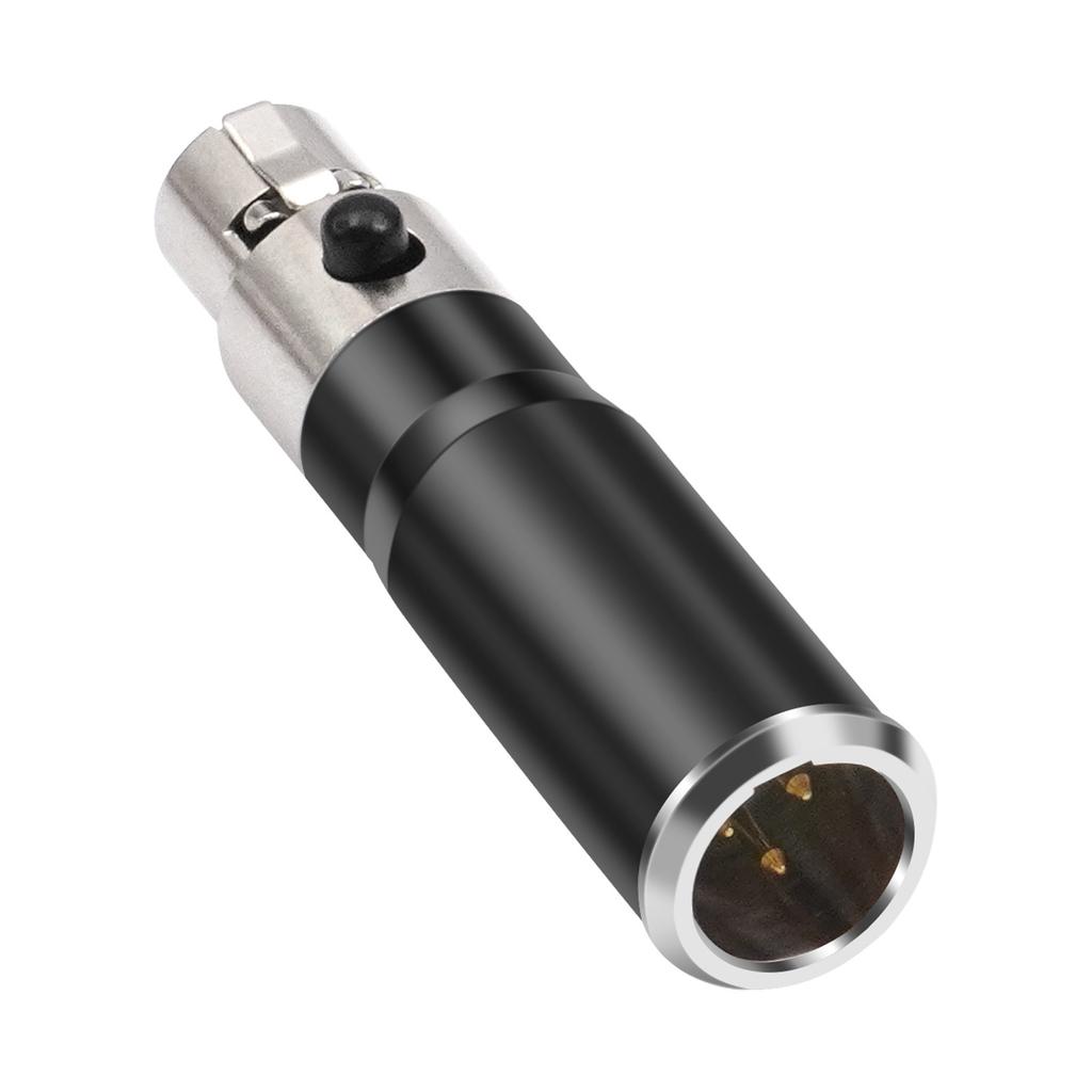 Мини 4-контактный XLR-разъем (мама) на 3-контактный Mini XLR-разъем (папа) для надежного подключения слухового оборудования
