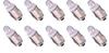 Biqing 10PCS BA7S LED Dashboard Bulb, F3 1 LED Bulb 50LM White LED