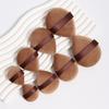 Professional Velvet Cosmetic Powder Puff S/M/L Thumb Air Cushion Puff Mini Finger Puff  Face