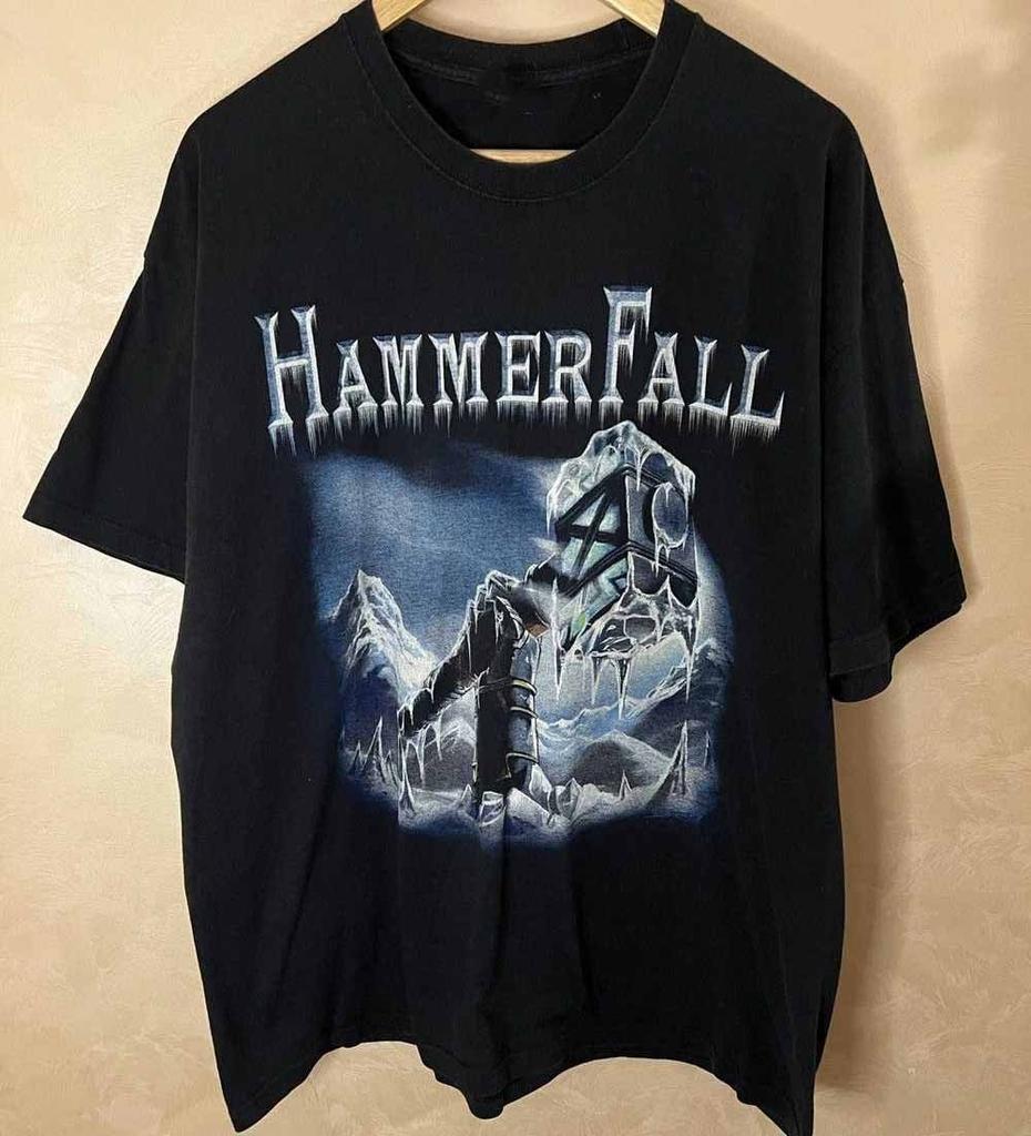Hammerfall Band VTG Style Graphic Shirt Black Unisex S-5XL 2B0019