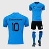 Premium Anti Wrinkle Breathable Fabric National Inspired Customized Name Number Outdoor Match  Soccer Uniform