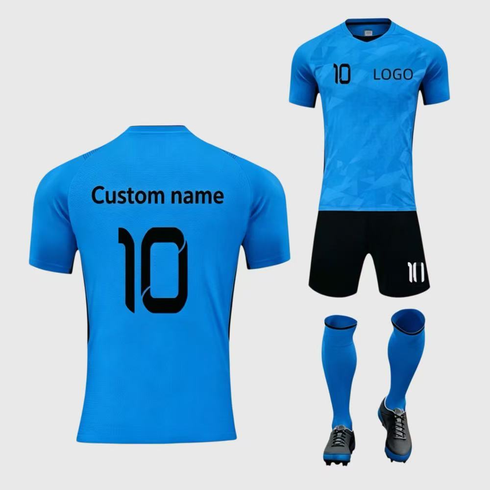 Premium Anti Wrinkle Breathable Fabric National Inspired Customized Name Number Outdoor Match Soccer Uniform