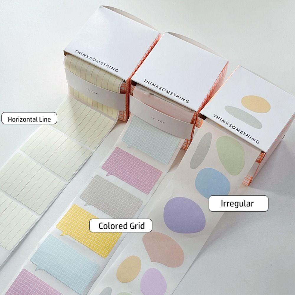 100PCS/Set Pull-out Design Memo Pad Full Adhesive Tearable Notepad  School Office Supplies