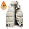 Feather Rong Cotton Vest Men Wish European and American Sleeveless Vest Couple Thickened Warm Jacket Vest