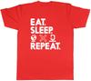 Eat Sleep Teaching Repeat Unisexs Unisex TShirt Tee