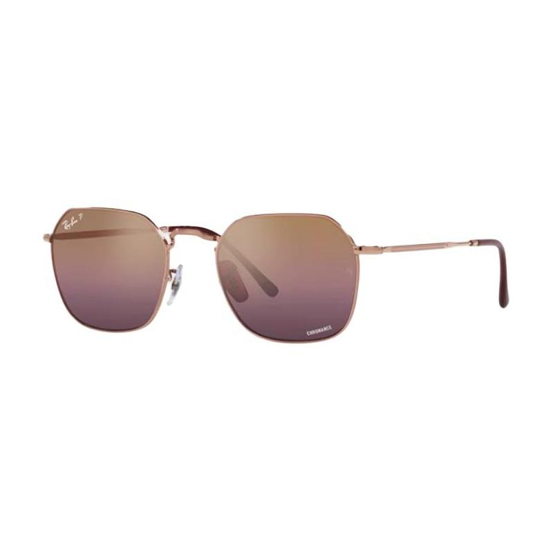 RAYBAN Поляризационные Металлические Неправильная Геометрия Солнцезащитные Очки Унисекс Стиль для Пары ORB3694 9202G9
