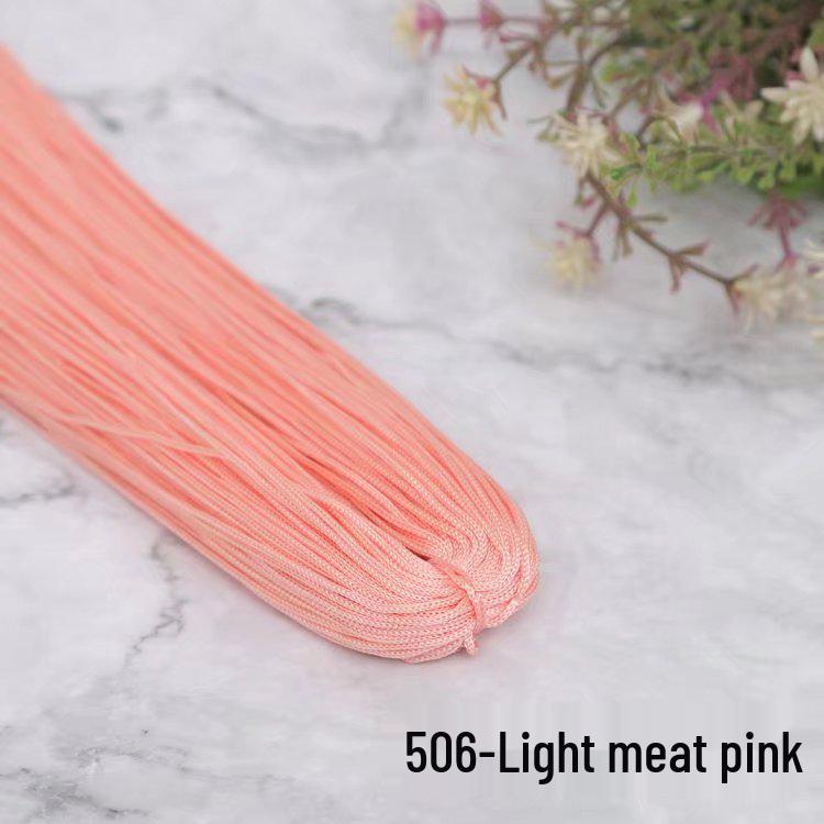 1mm Fine Ice Silk Crochet & Knitting Thread – Ideal for DIY Bags, Sandals, or Summer Hats