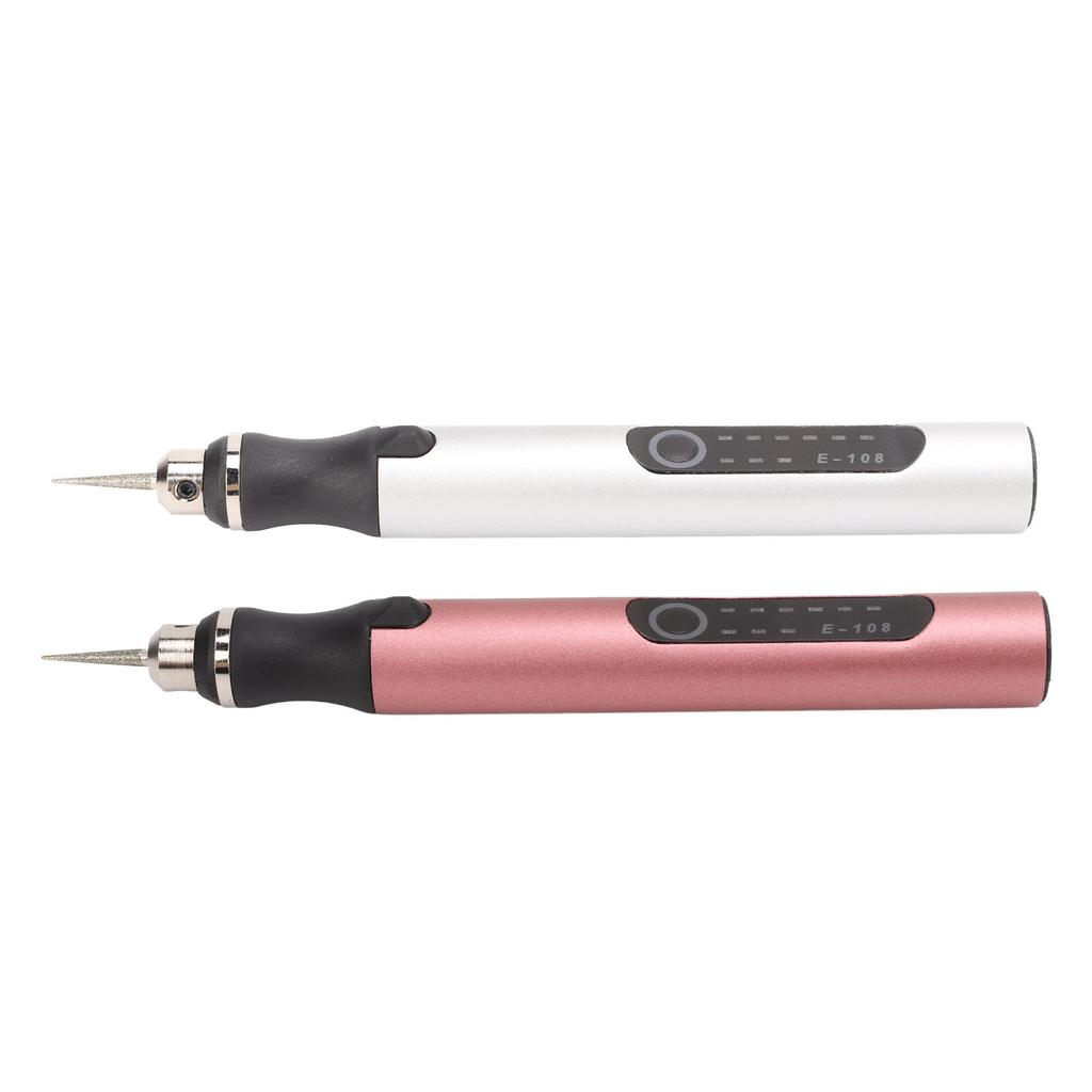 Electric Engraving Pen USB Charging Wireless DIY Indicator Lights Automatic Power Failure Protection