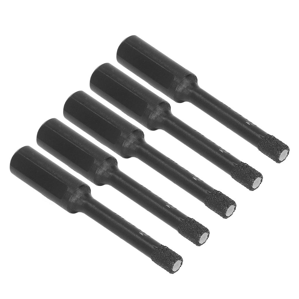 5 шт. Алмазное сверло для мокрого и сухого использования, чистое и эффективное, набор алмазных коронок для открывания отверстий для