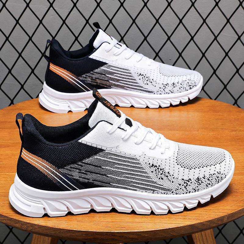 Men's Sneakers Spring New Fashion Lace-up Running Shoes Lightweight Breathable Casual Shoes for Men