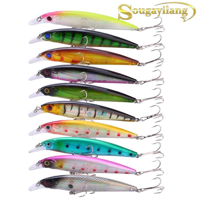 Рыболовные приманки, 10 шт., Topwater Pencil Popper, пластиковые приманки для литья, троллинга, воблеры, жесткая наживка для рыбалки