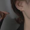Серьги-когти в корейском холодном стиле — элитный французский дизайн для женщин, 2022 г.