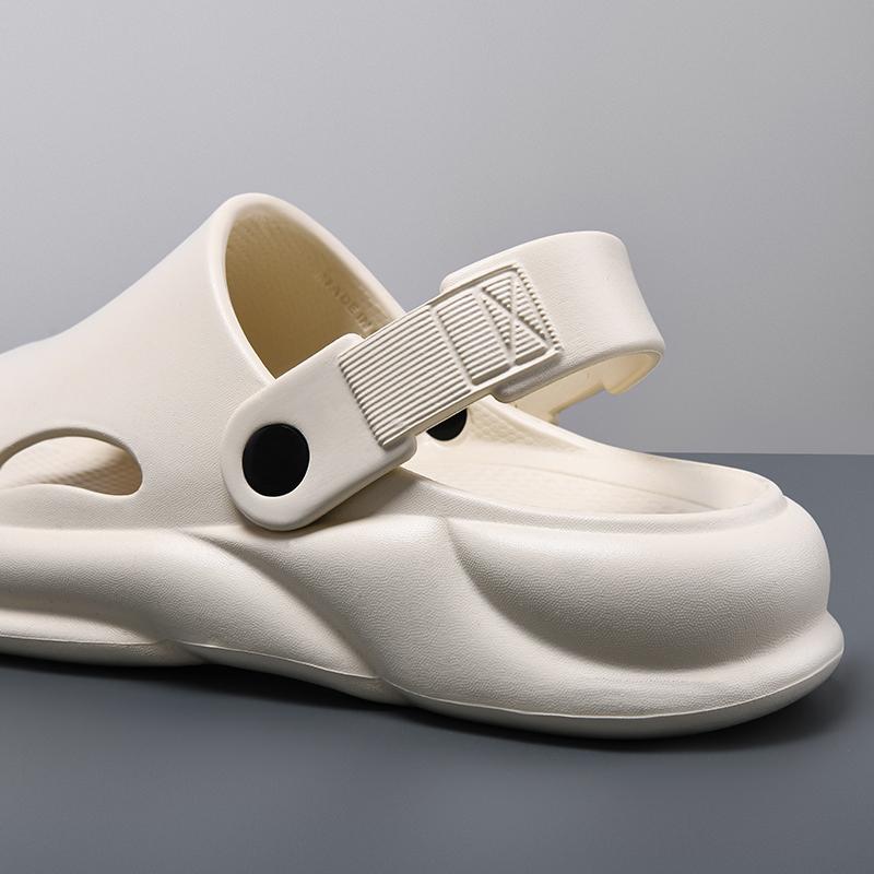 Fashion Summer Beach Black Slides for Men Women Outdoor Comfortable Slippers Lightweight Non Slip Breathable Garden Casual Sandals