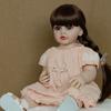 55 Cm Pink Reborn Doll Full Silicone Baby Doll Cute Realistic Toddler Girl To Accompany Lovely Baby Doll Gift Bjd Doll