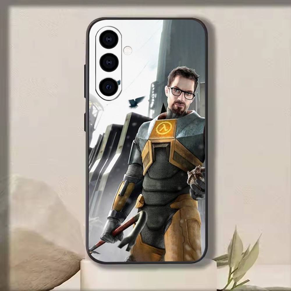 Half-Life Чехол для телефона для Samsung Galaxy A73, A72, A71, A70, A53, A52, A51, Другие Мягкий черный чехол