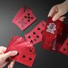 Водонепроницаемые ПВХ Толстые Красные Игральные Карты Настольные Игры для Семьи, Пикника на Открытом Воздухе, Убийства Времени, Развлекательные Игрушки