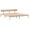 Solid Wood Bed without Mattress 180x200 cm Pine Wood