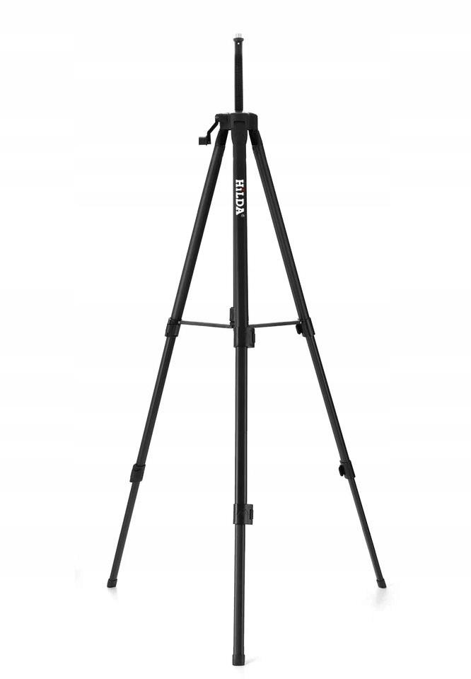 Hilda Statyw Tripod Trójnóg Poziomicy Mocny 1,6 M Adapter Regulacji 1/4 5/8