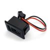 USB Type C female socket, утопленная, 2 порта, сменный разъем для зарядки ламп и различных электронных устройств