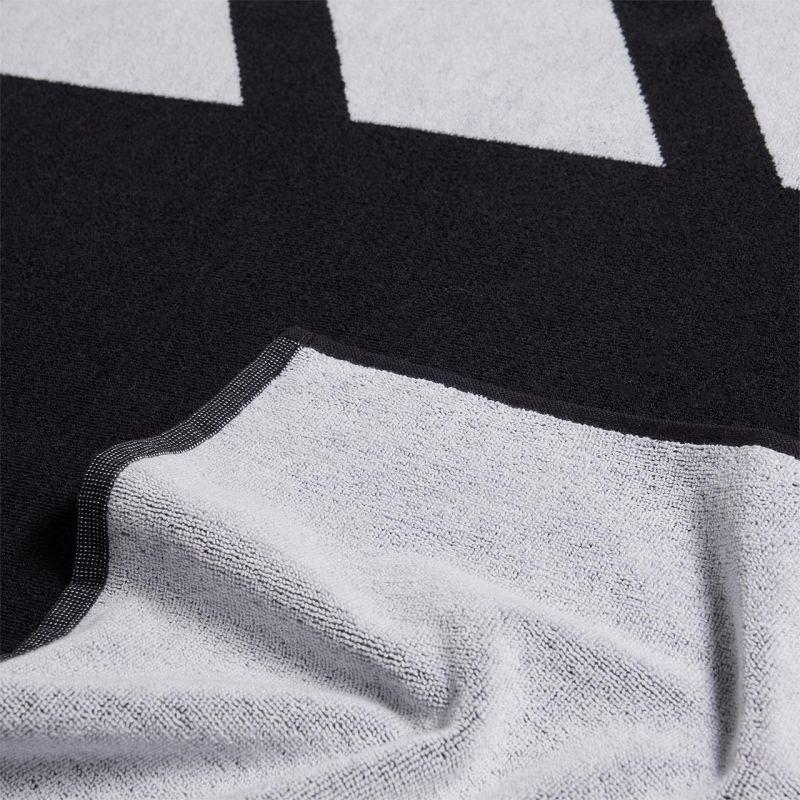 Adidas 3bar bath towel 70x140cm Black/White