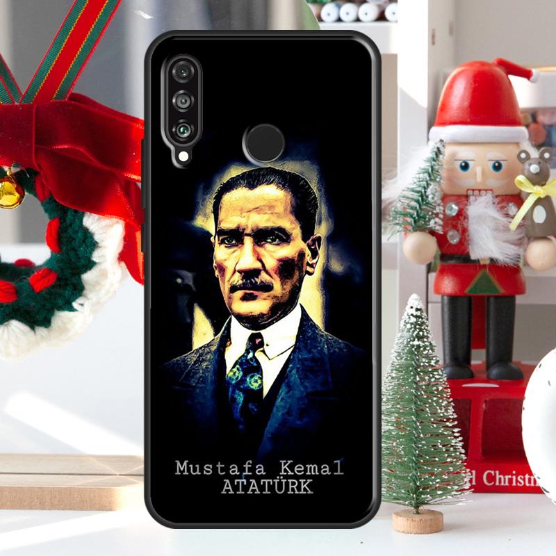 Турция Мустафа Кемаль Ататюрк Чехол Для Huawei P30 Lite P40 P50 P20 Pro P Smart 2021 Nova 5T Nova 9 Honor X9 X8 X7 50