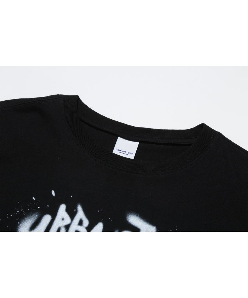 Футболка URBANSTOFF Scrubble Paint (черный)