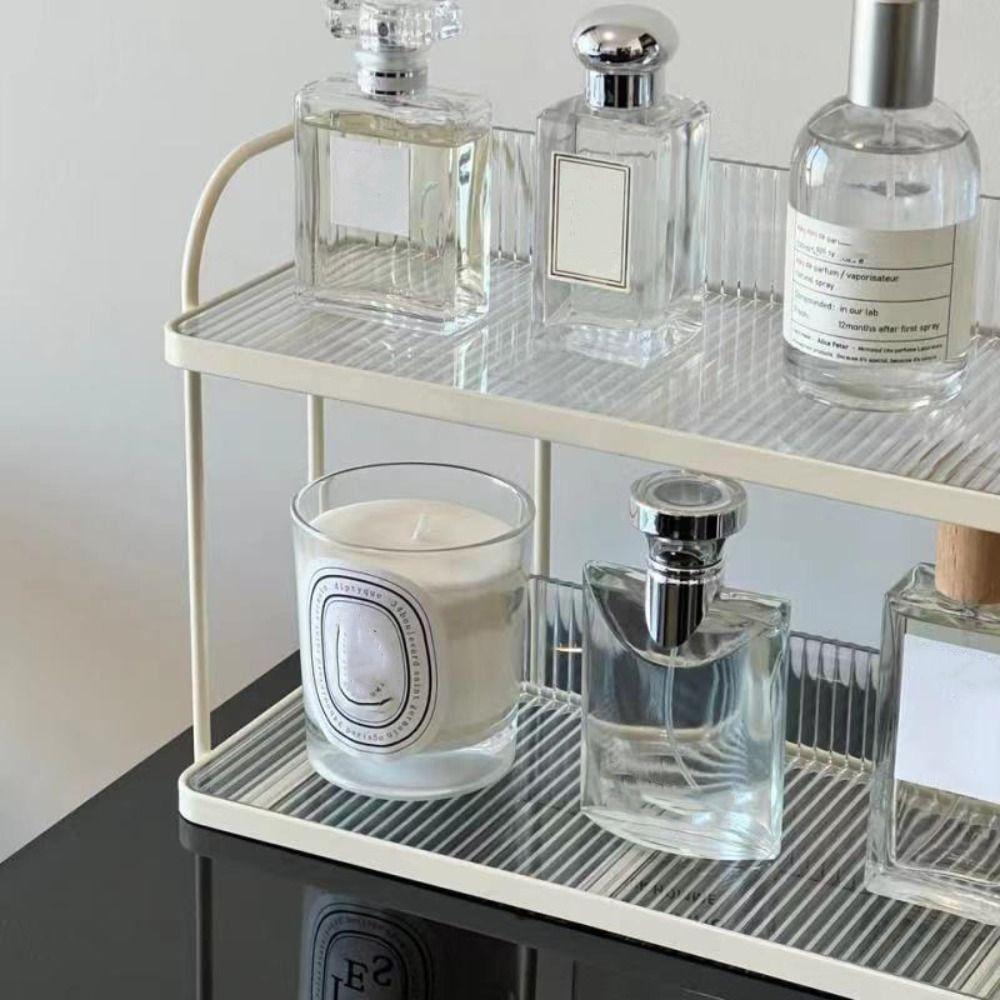 Simple Condiment Shelf Creative Bathroom Shelf Multi-Function Desktop Tray Bedroom