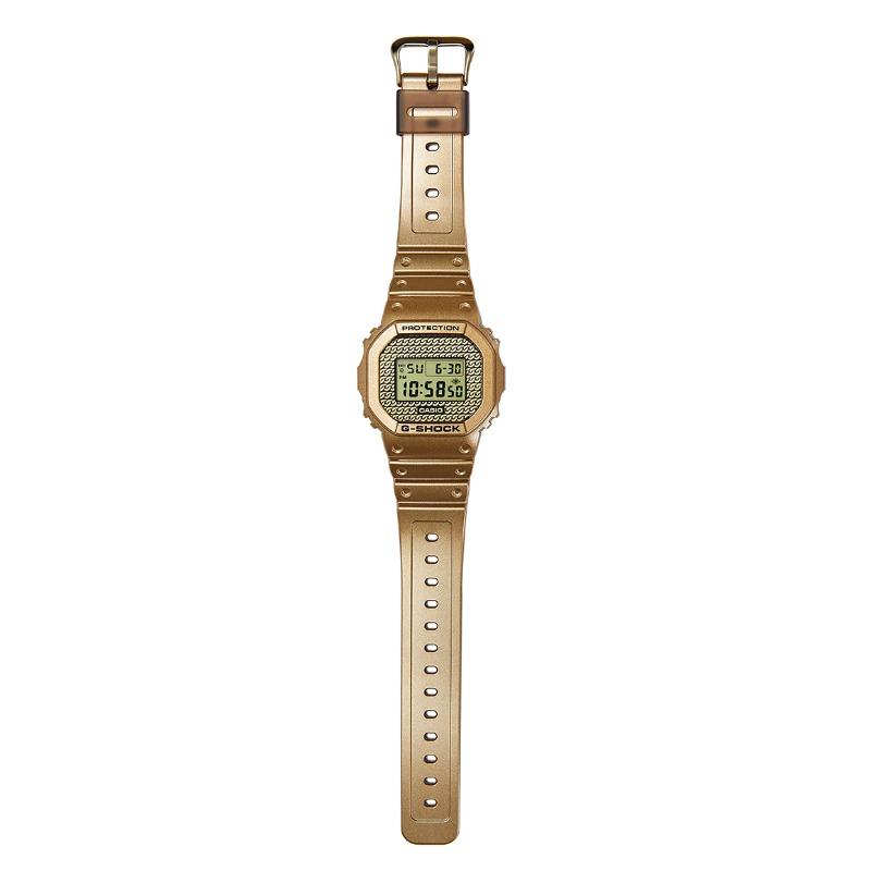 Casio Мужские часы G-SHOCK, смола, водостойкость 200 м, ударопрочность, будильник, кварцевые, DWE-5600HG-1PFH