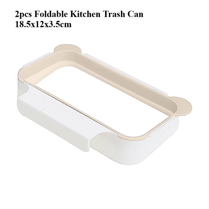 Складной кухонный мусорный бак мусорное ведро подвесной мусорный мешок мусорное ведро для кухонных держателей для хранения стеллажей