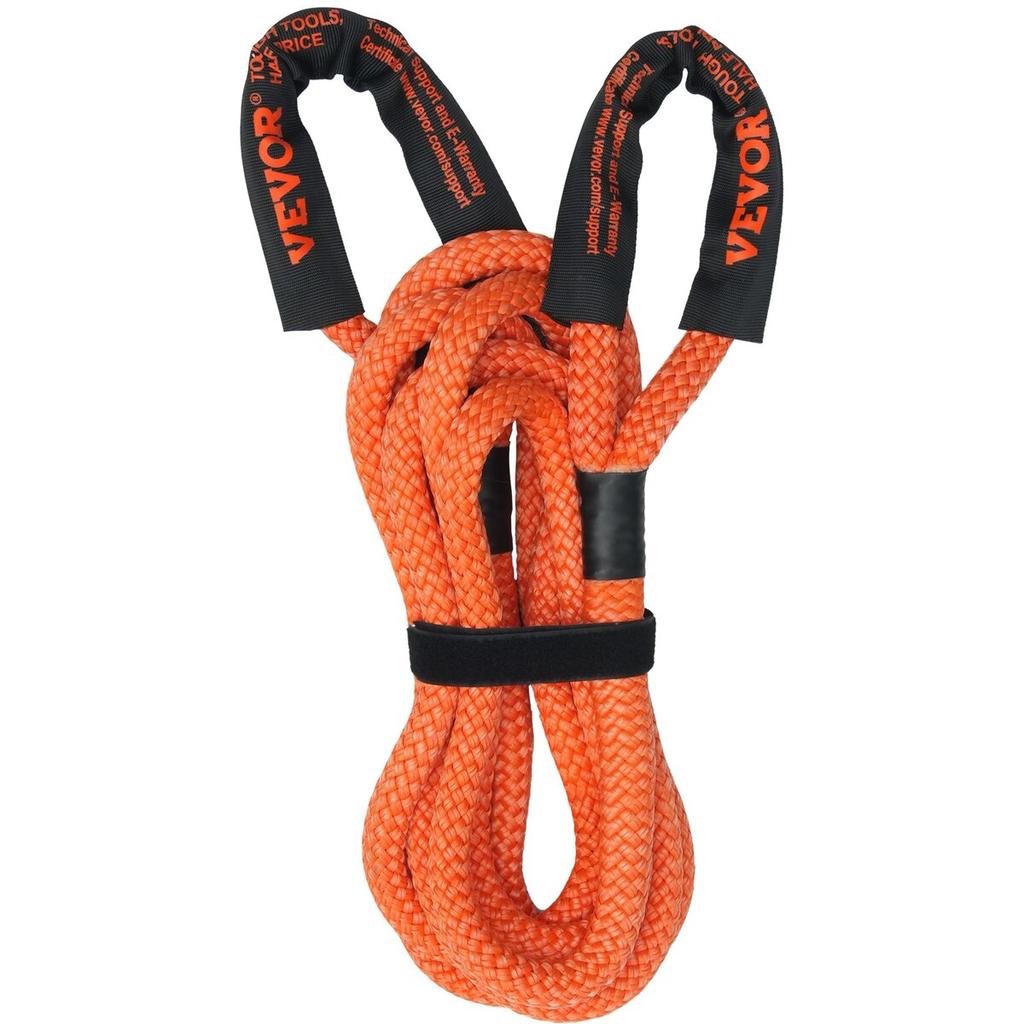 1" x 30' Kinetic Recovery Tow Rope 38,000 lbs, Heavy-Duty Off Road Snatch Strap, Extreme Duty 30% Elasticity Energy Snatch Strap for Jeep Car Truck