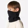 Балаклава дитяча багатофункціональна 3 в 1 зима PERTO фліс Чорний