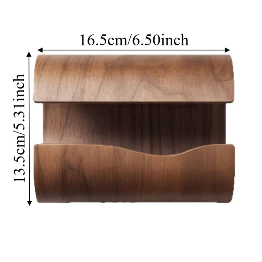 Smooth Extraction Wooden Tissue Storage Box INS Elegant Paper Towel Case Modern Minimalist Table Paper Container Coffee Table