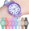 Vogue Digital Wristwatch Quartz Watch Silicone Watches Eco-friendly Clock Colorful Jelly Girls Transparent Candy Women Casual Lovely