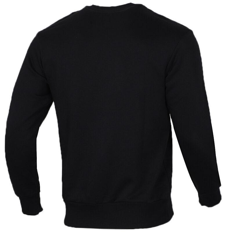 Adidas Sweatshirts Men's Black Crew Neck Moderate Regular FK6470