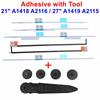 LCD Display Screen Adhesive Strip Sticker Tape + Opening Tool Kit for Apple iMac 21.5" A1418 A2116 27" A1419 A2115