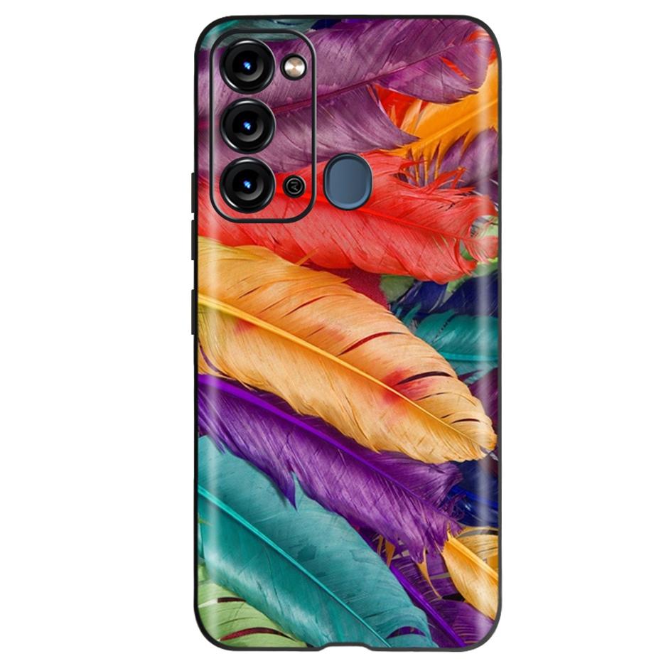 Чехол для ITEL Vision 3 Модный Чехол-Кот Подсолнух для Телефона Для Itel S17 S 17 S661W Мягкий ТПУ Черный Силиконовый Чехол Бампер Vision3