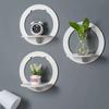 PVC board Wall shelving rotundity/square/hexagon Wall display Wall decoration shelf  bedroom