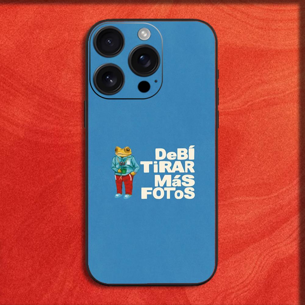 DTMF Debí Tirar Más Fotos Чехол для Телефона Bad Bunny Для iPhone 17 16 15 14 13 12 11 Pro Max Mini SE4 7 8 Plus 17E Мягкий Чехол Fundas