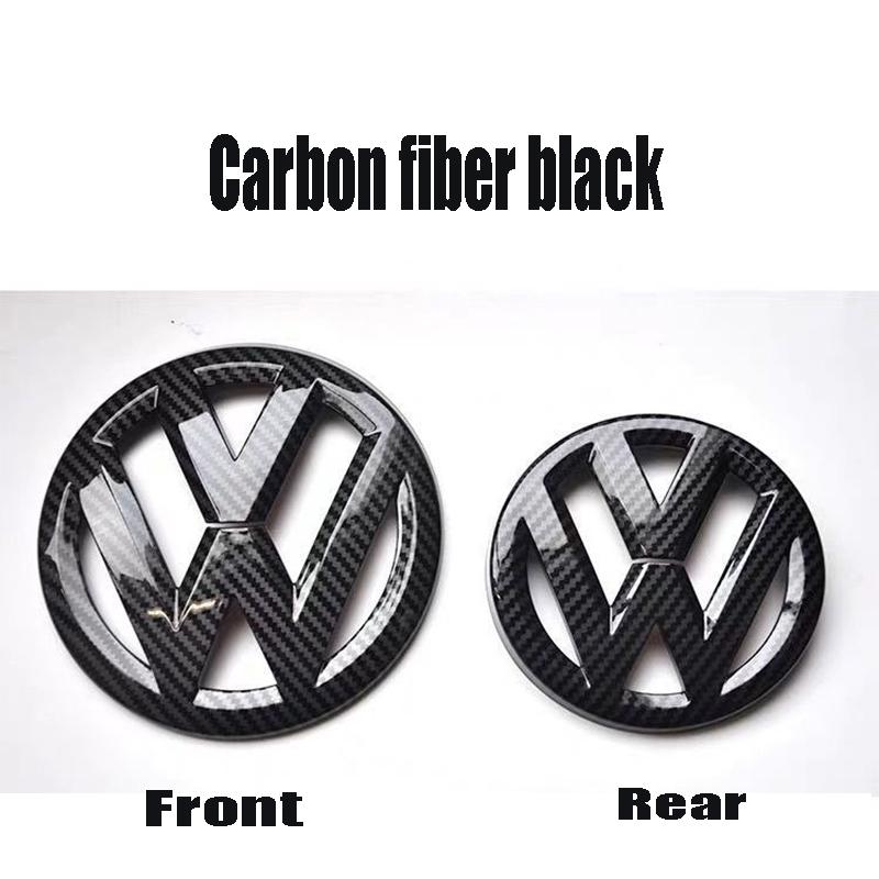 AGLNX1 1Set Front Grille Rear Trunk Car Decoration Sticker Auto decal For VW Golf Amarok T5 Phaeton Teramont ID3 Tiguan T-Cross Passat