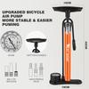WEST BIKING 160PSI Bike Pump With Gauge Portable Floor Pump For Schrader/Presta Valve Tire Inflator MTB Road Bike Accessories