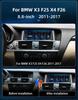 8,8-дюймовая центральная GPS-навигация для BMW 3 серии F25 и 4 серии F26