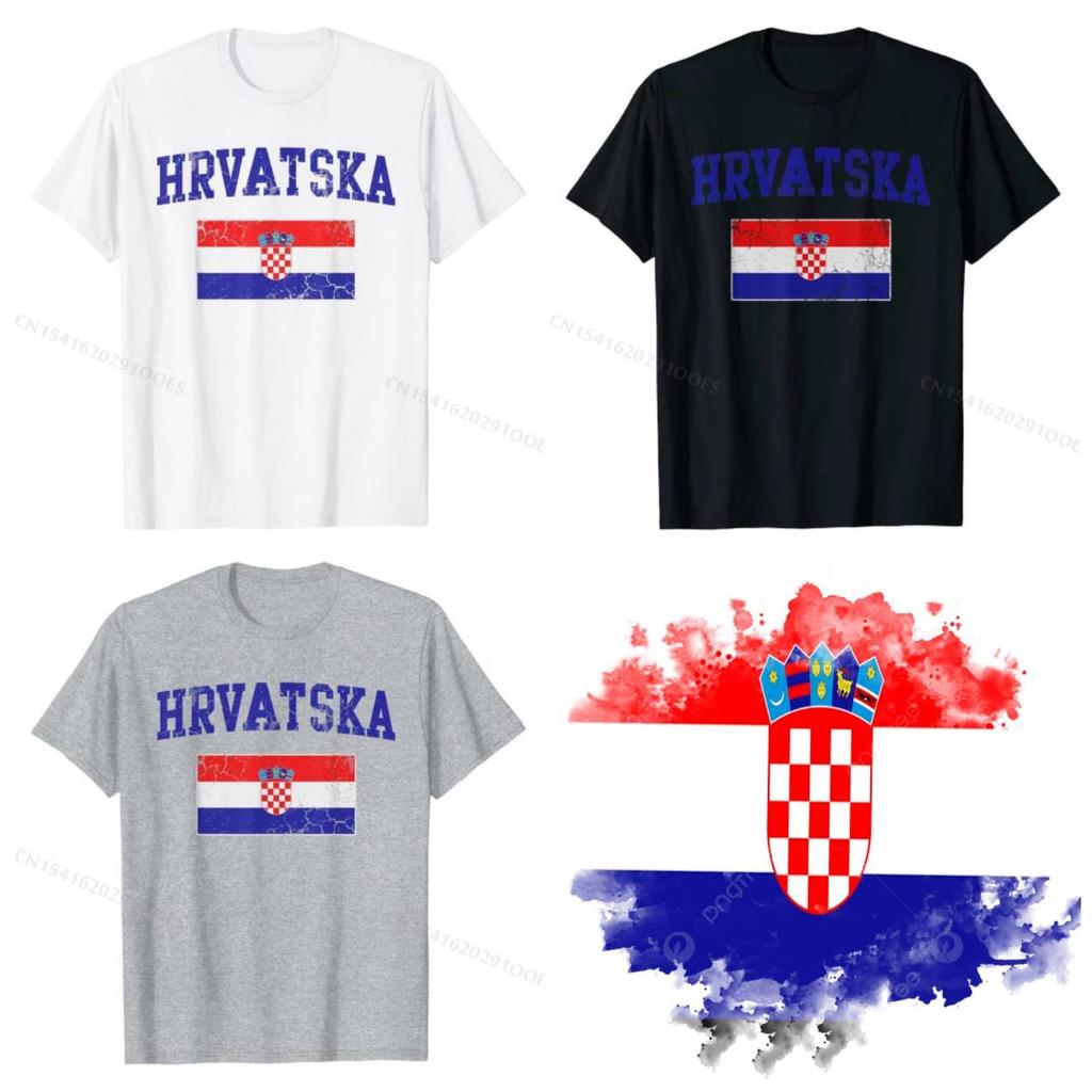 Croatia Croatian MMA Kick Boxing UFC Muay Thai T-Shirt Graphic Retro Vintage 3D Print Men Women Unisex Short Sleeve Round Neck Black White Grey