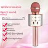 WS858 Wireless Bluetooth Karaoke Microphone for Family and Kids - Integrated Mobile Condenser Mic