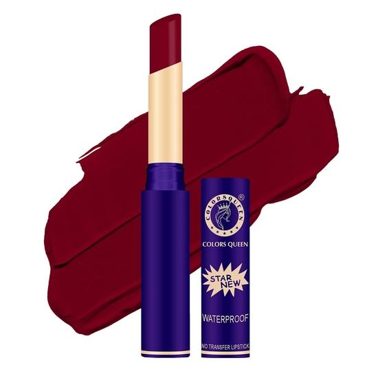 Colors Queen Queen Lips Матовая помада | Стойкая водостойкая помада с высокой пигментацией и гладким нанесением (25 - Горячий Марун)