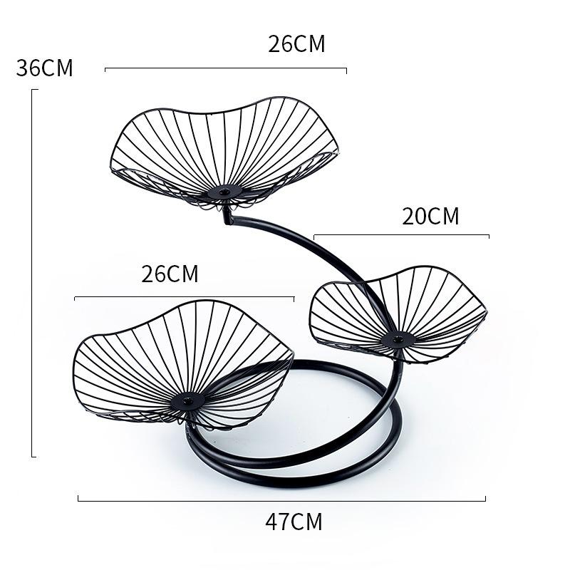 Корзина для фруктов, 3-х уровневая корзина для фруктов, органайзер для овощей на кухню, съемная ваза для хранения овощей, модная фруктовая ваза