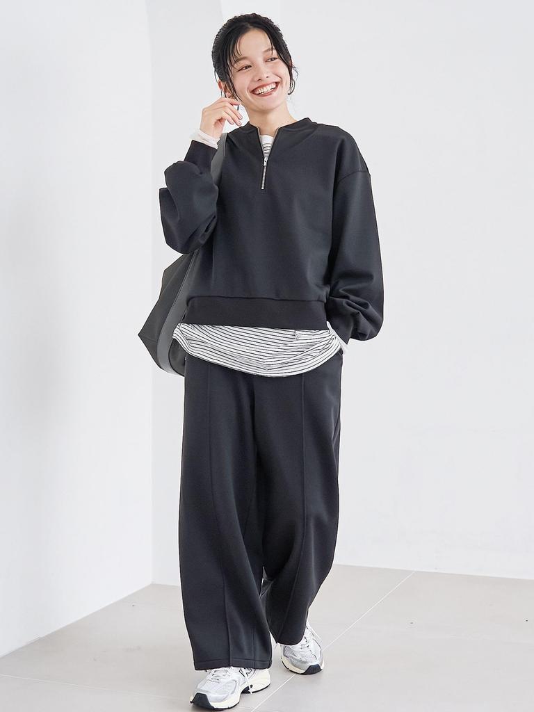 Cohen REVERSE WARM Теплые Свитшоты Широкие Изогнутые Брюки, 76406000023 0950 ЧЕРНЫЙ(09), M