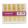 LADE 10Pcs Bamboo Reeds Strength 2.5 for Alto bB Sax Saxophone Replacement Accessory