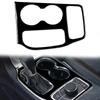 Для Jeep Grand Cherokee 2011-аксессуары для фортепиано, черный пластиковый салон автомобиля, держатель для чашки, панель, накладка, наклейка, модификация